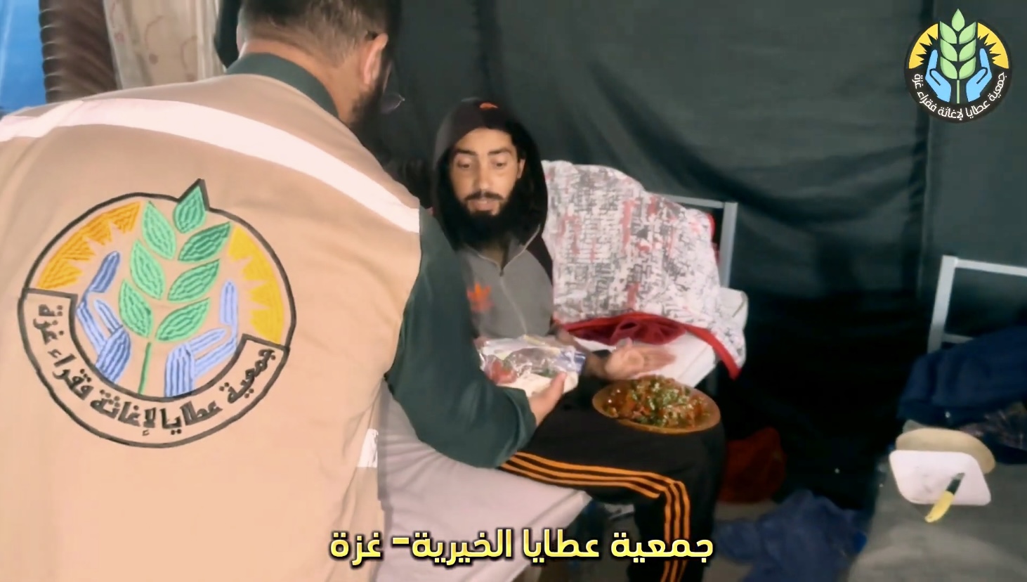 توزيع وجبات السحور الرمضاني على أهلنا النازحين في محافظة رفح