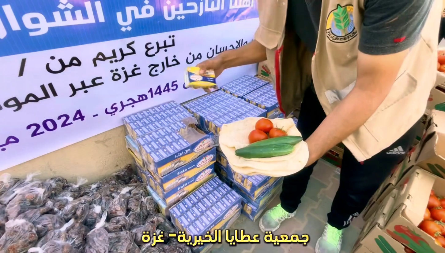 توزيع وجبات السحور الرمضاني على أهلنا النازحين في محافظة رفح