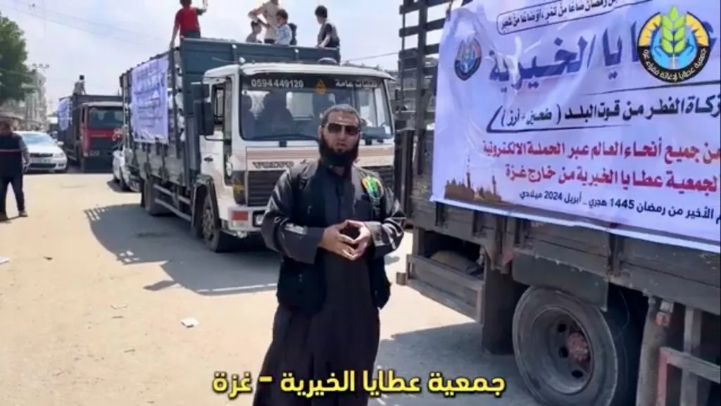 Launch of the Second Convoy to Distribute Zakat al-Fitr to Displaced Families in the Gaza Strip