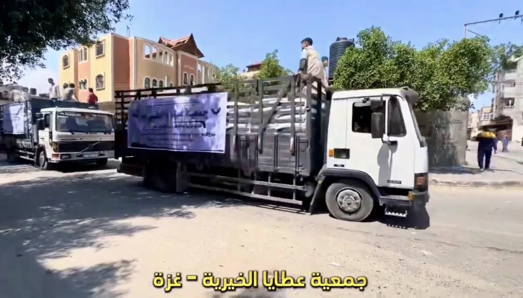 Launch of the Second Convoy to Distribute Zakat al-Fitr to Displaced Families in the Gaza Strip